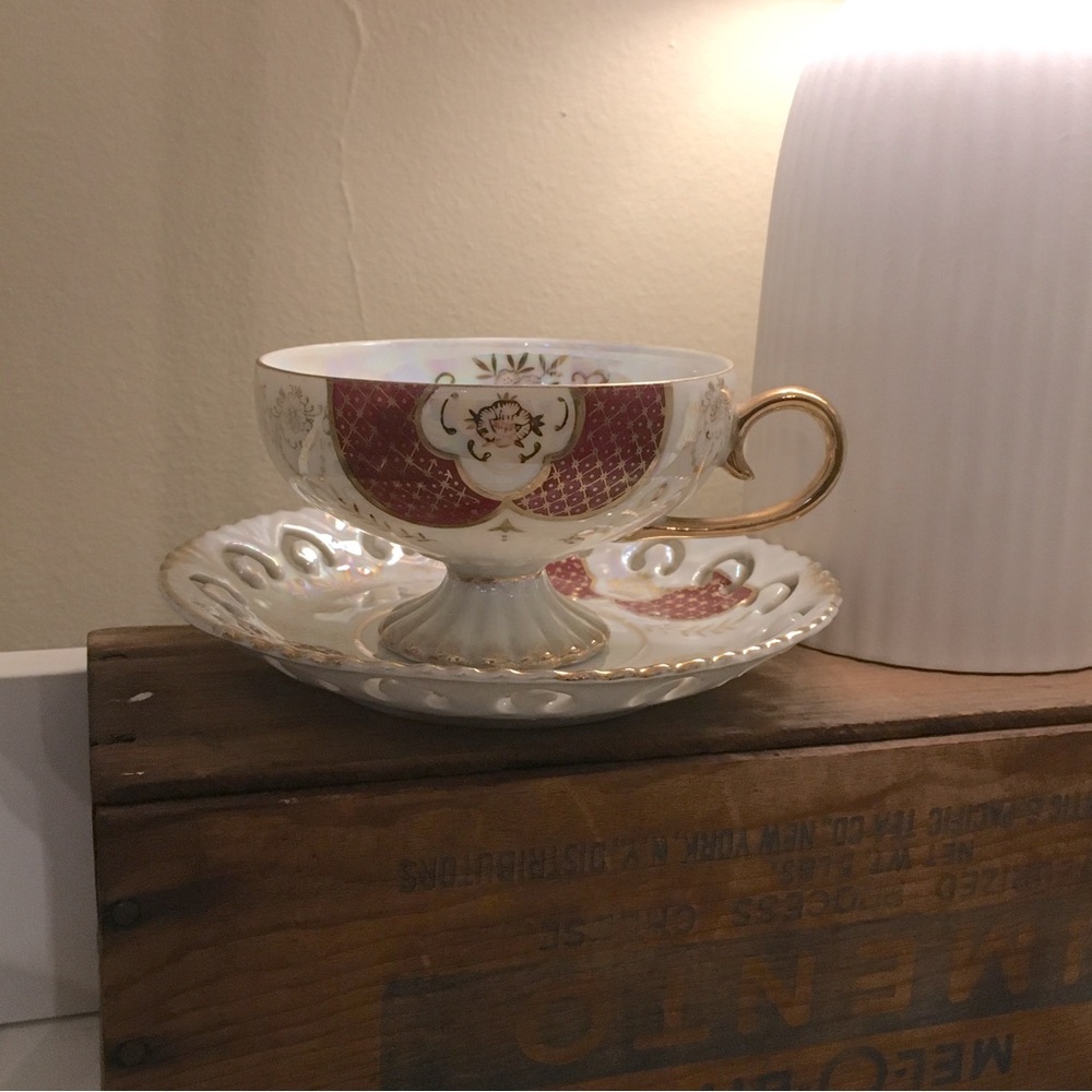 Vintage Cup and Saucer Set